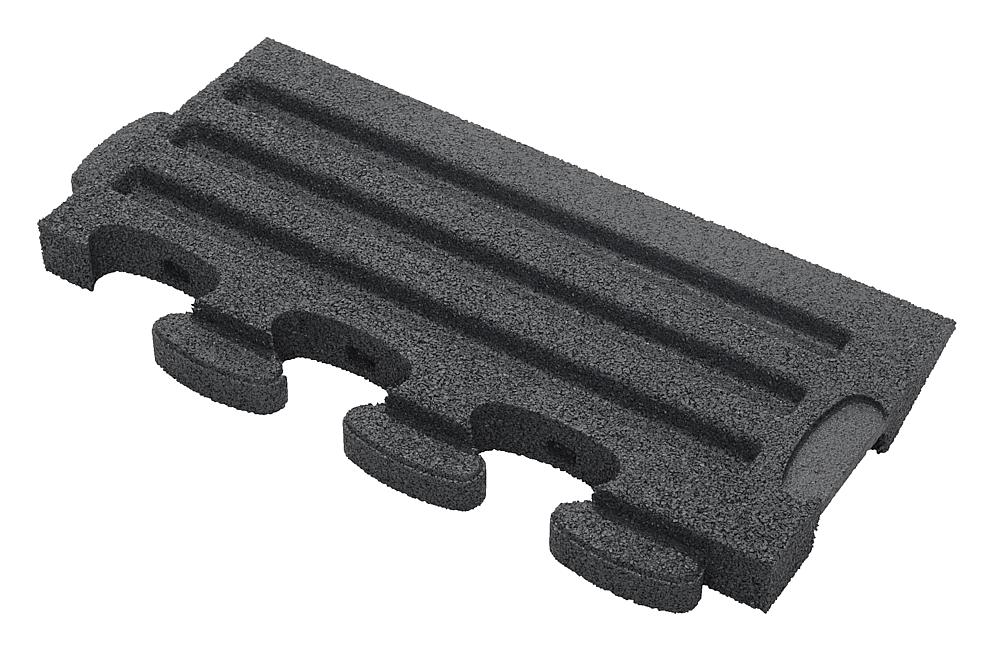 Puzzle Mat 3D Randplatte angeschrägt ohne Zwischenelement 45 mm grau Ansicht 5