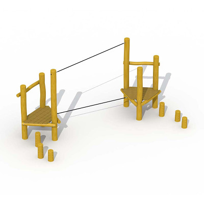 Eco-Play Balancierpfad „Seile“, Sport-Thieme