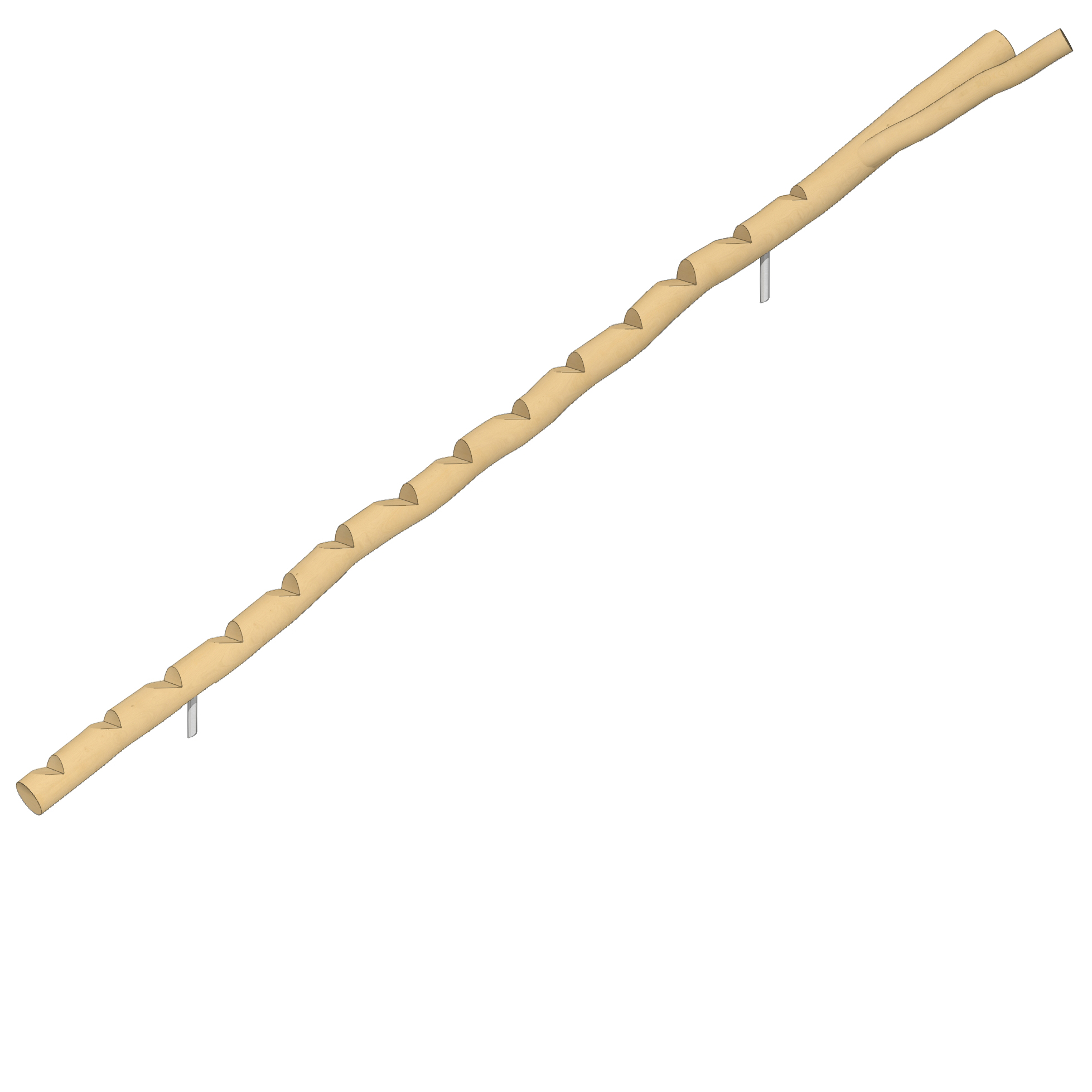 Stammtreppe mit Gabel 6m