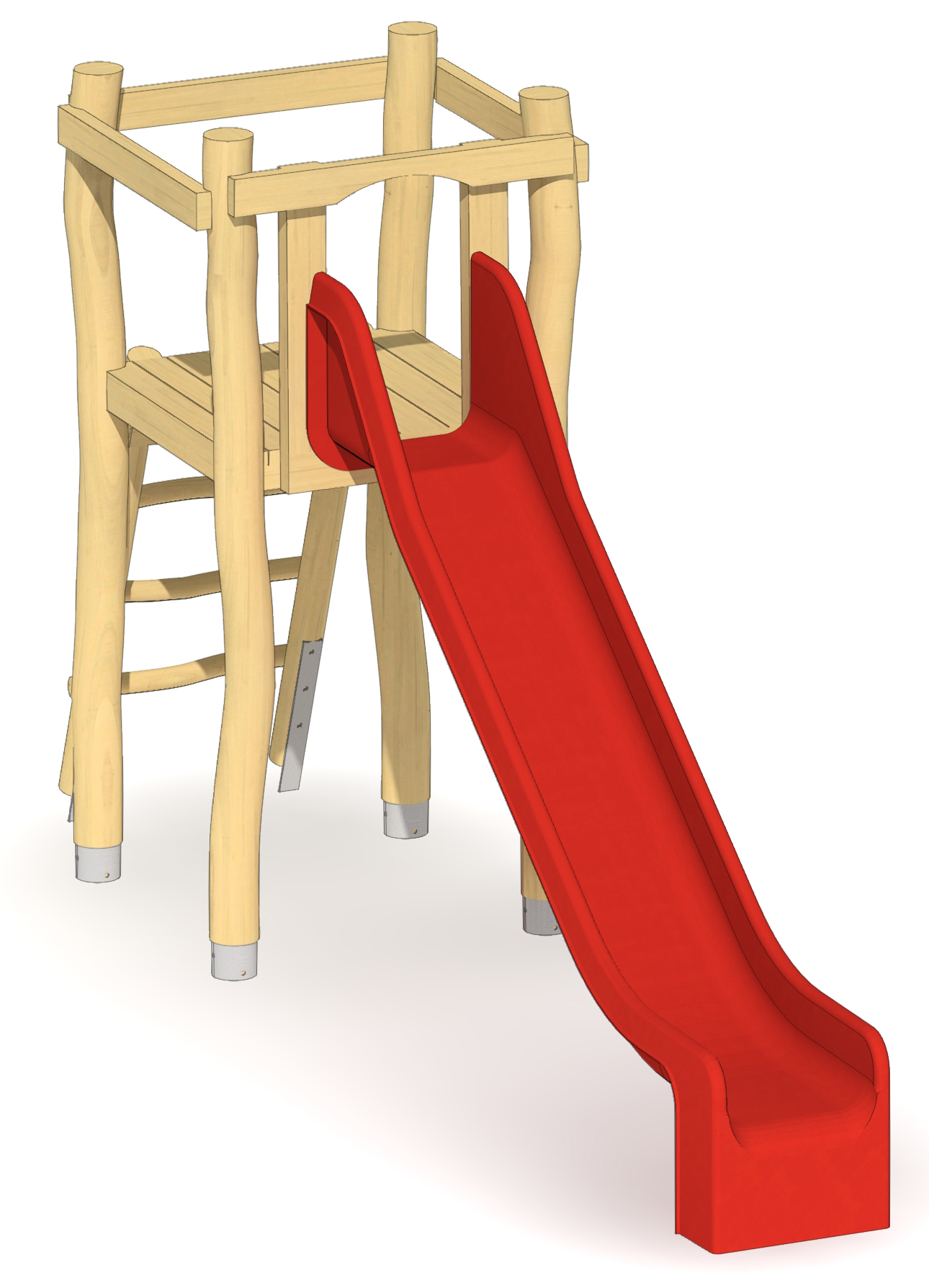 Turm mit GFK-Rutsche