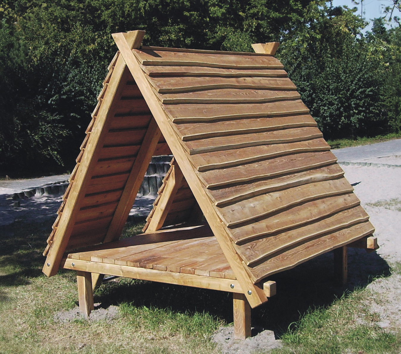 Holz-Zelt