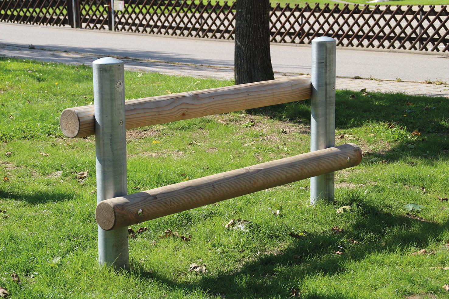 Jugendsitzbank Rundholz 1061 Ansicht 4