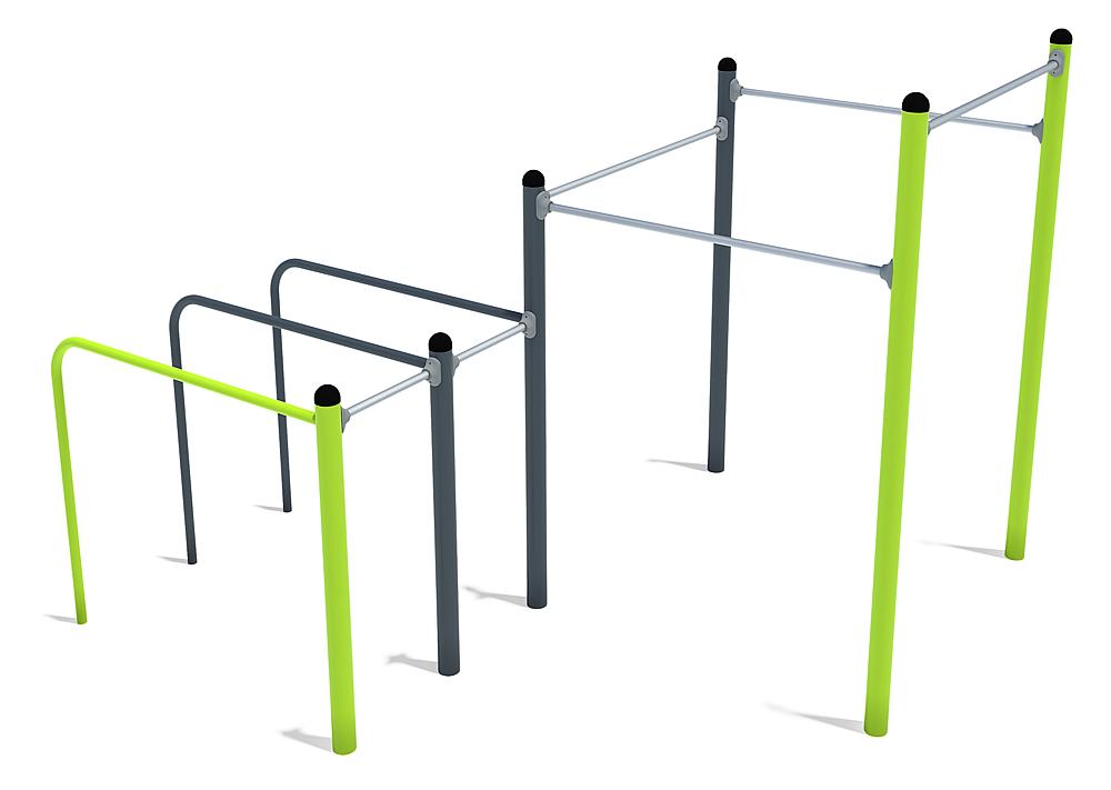 Calisthenics-Anlage Midi 01 Ansicht 4