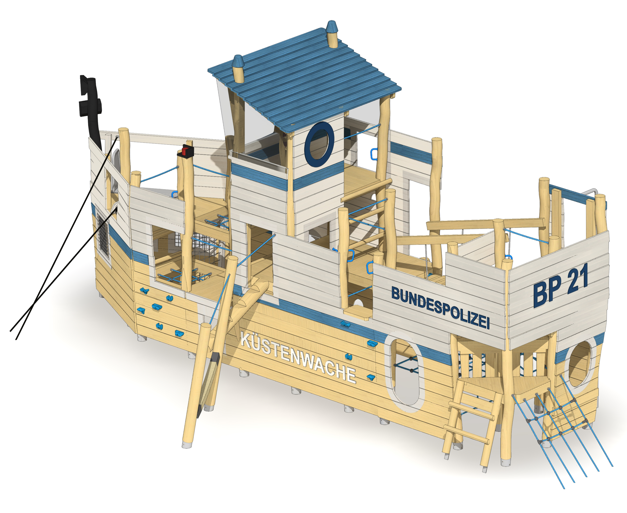Spielschiff Bundespolizei Ansicht 6