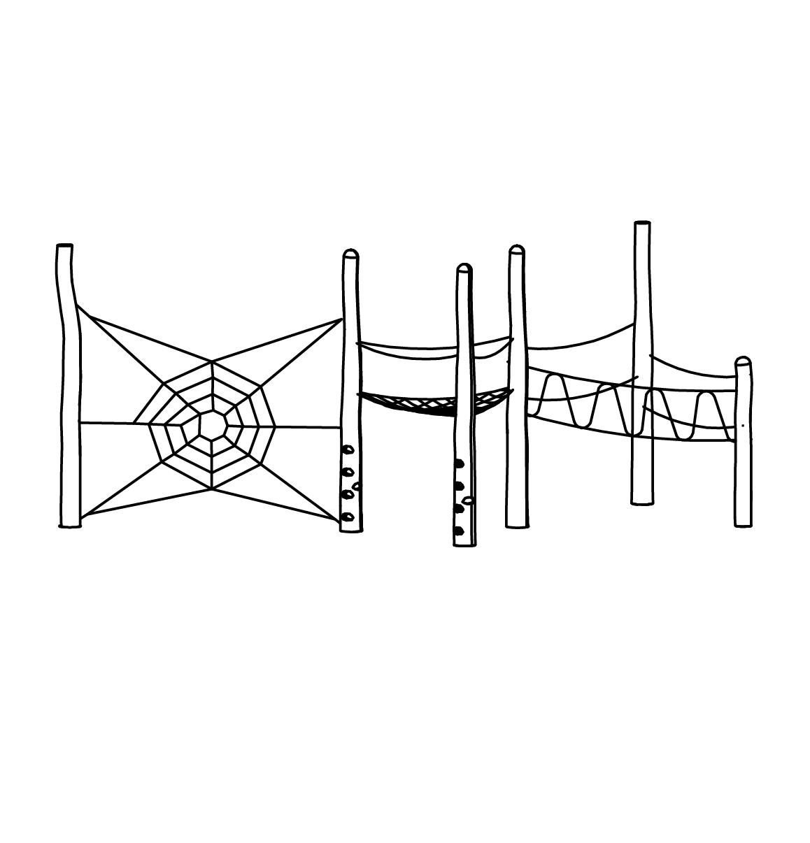 Kletterwald – Ausführungsbeispiel 2, Richter Spielgeräte
