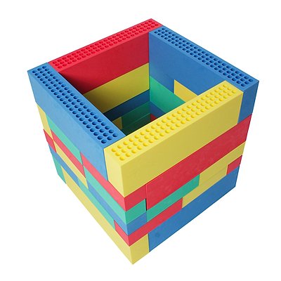 BlockX Schaumstoffblock-Set „Baukastenset mit Tasche“ Ansicht 3