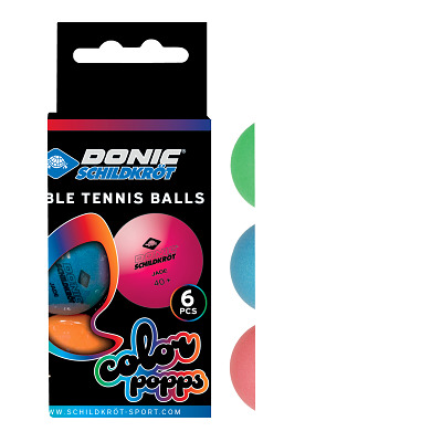 Donic Schildkröt Tischtennisbälle-Set „Colour Popps“ Ansicht 2