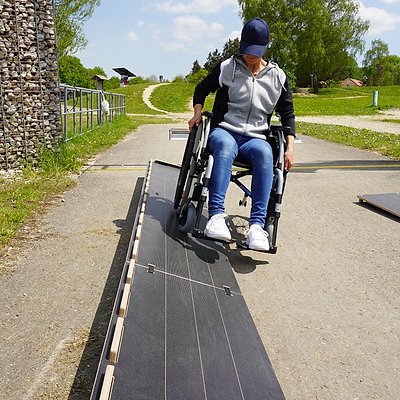 Pedalo Rolli-Parcours Station „Schiefe Ebene“ Ansicht 3