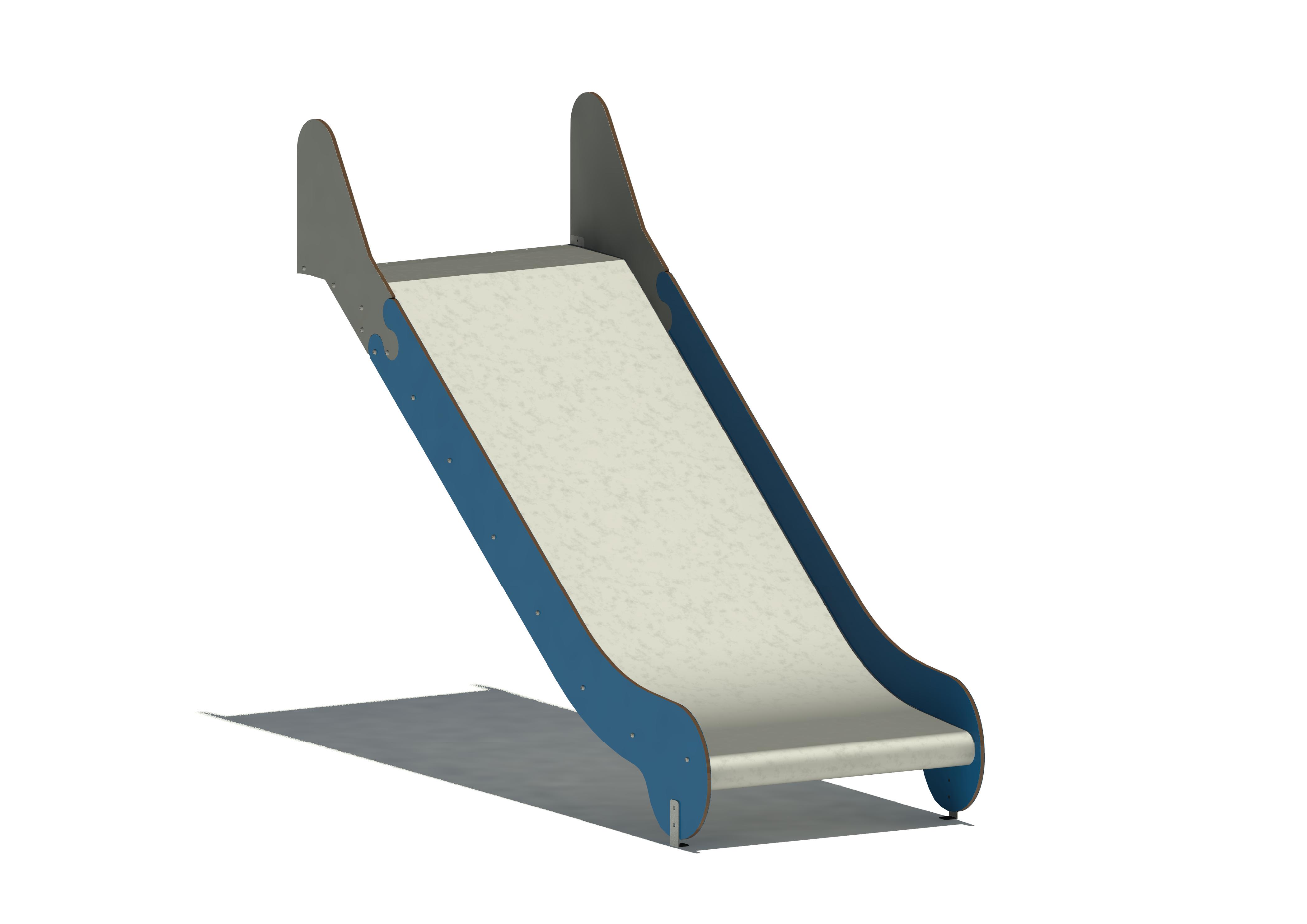 Anbaurutschbahn HST, ABH 150 cm,Breite 100 cm, Maier Spielplatzgeräte