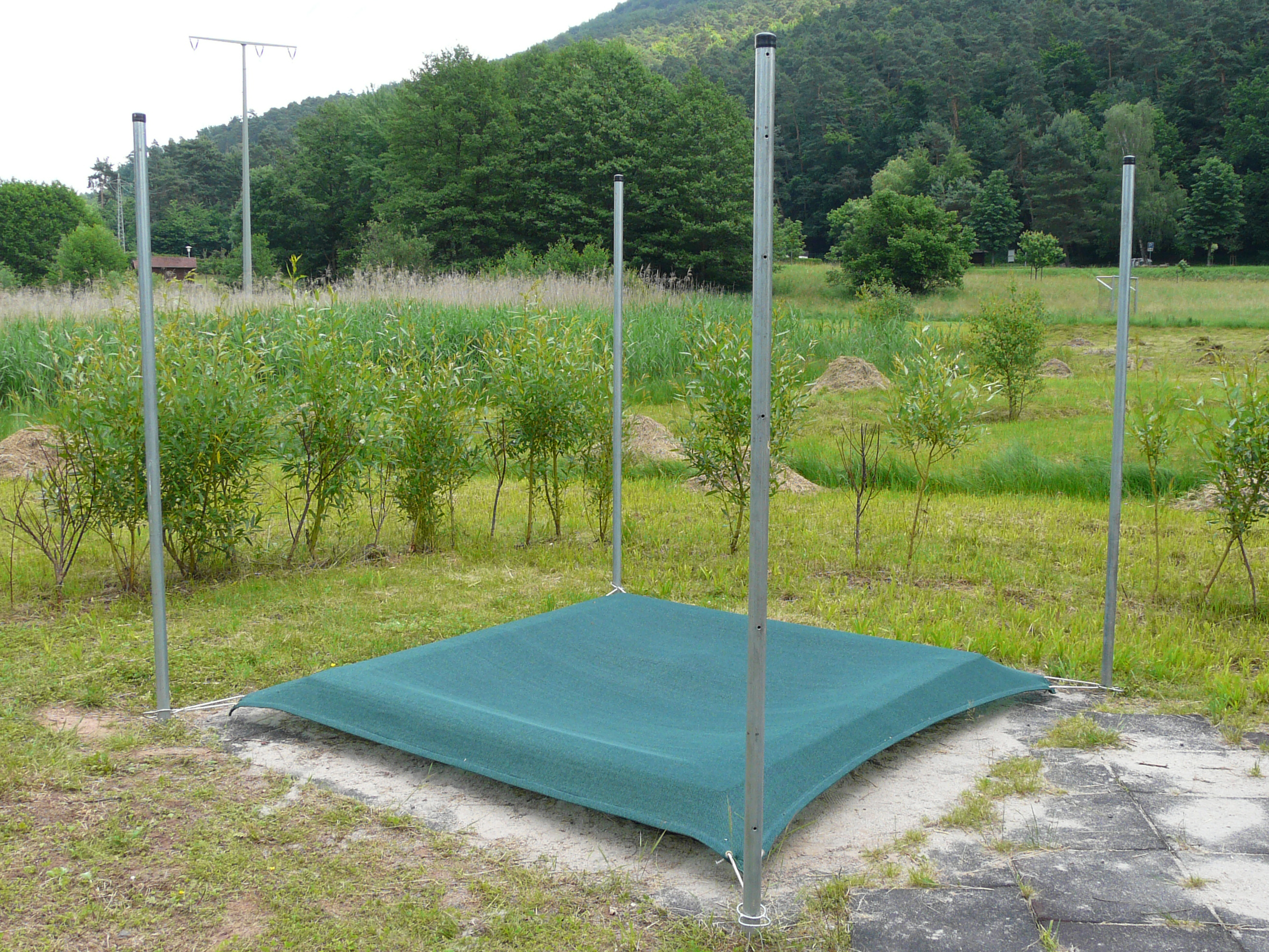 Sonnensegel 250x250cm verstellbar -