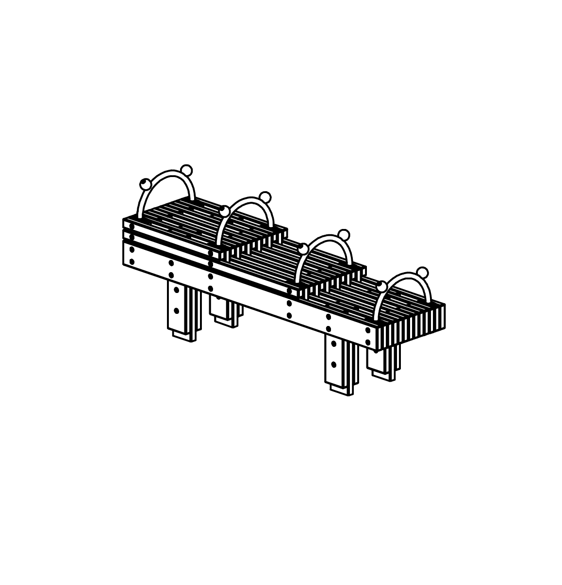 Stufenbank Ansicht 2