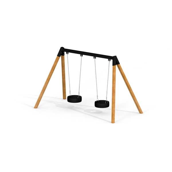 Doppelt Reifenschaukel Ansicht 2