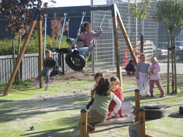 Doppelt Reifenschaukel Ansicht 4