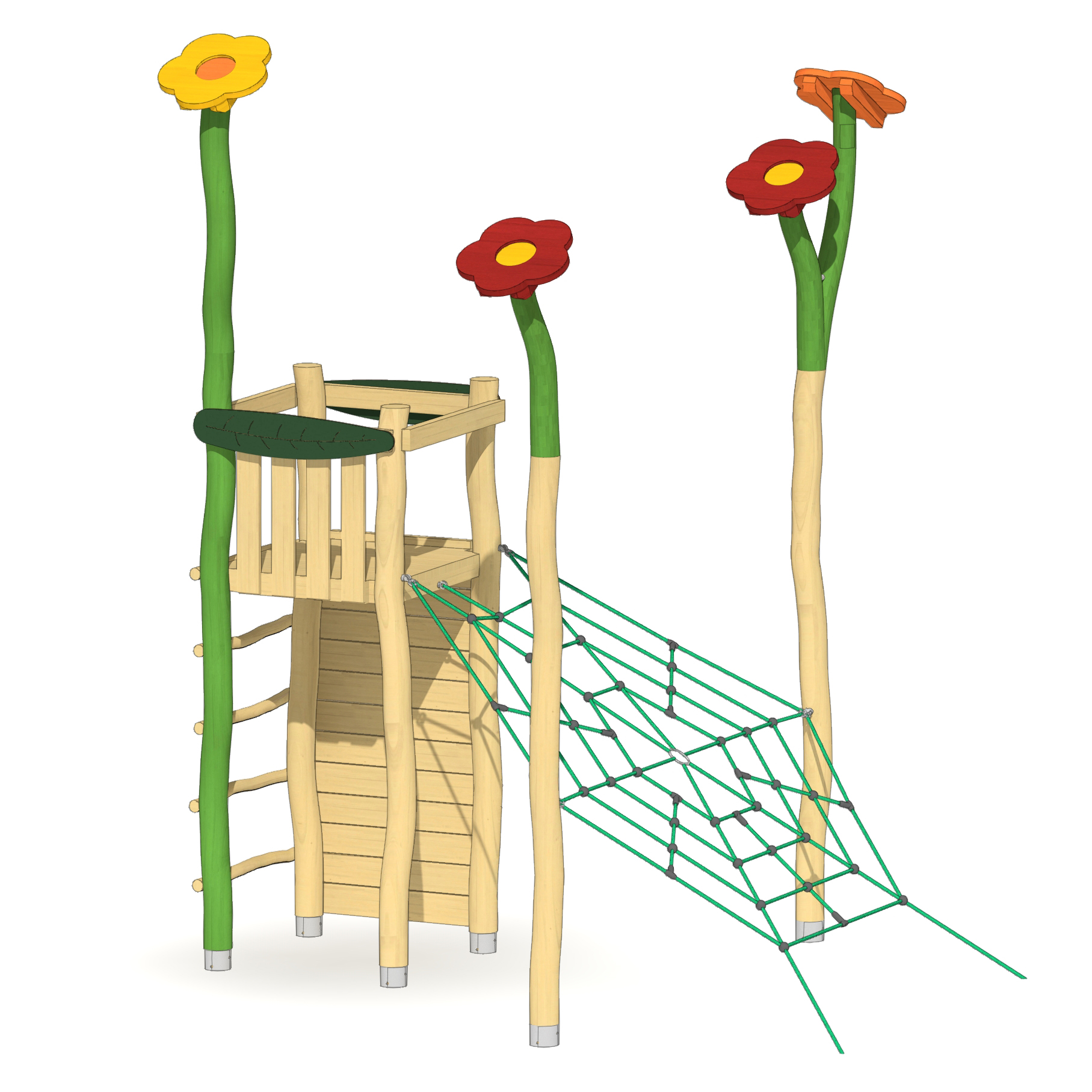Spielanlage Blumenbeet