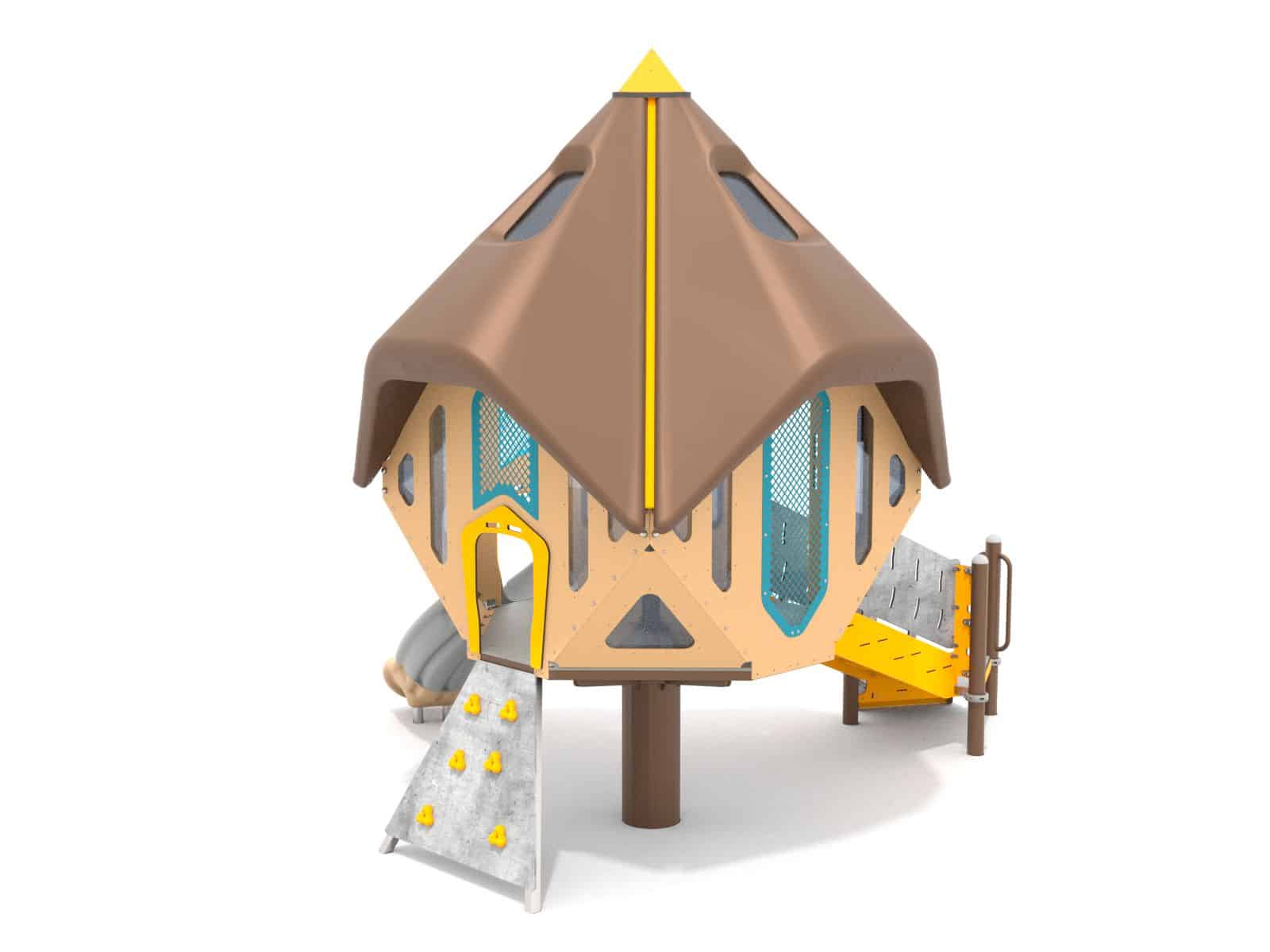 Turm mit Rutschen Ansicht 3