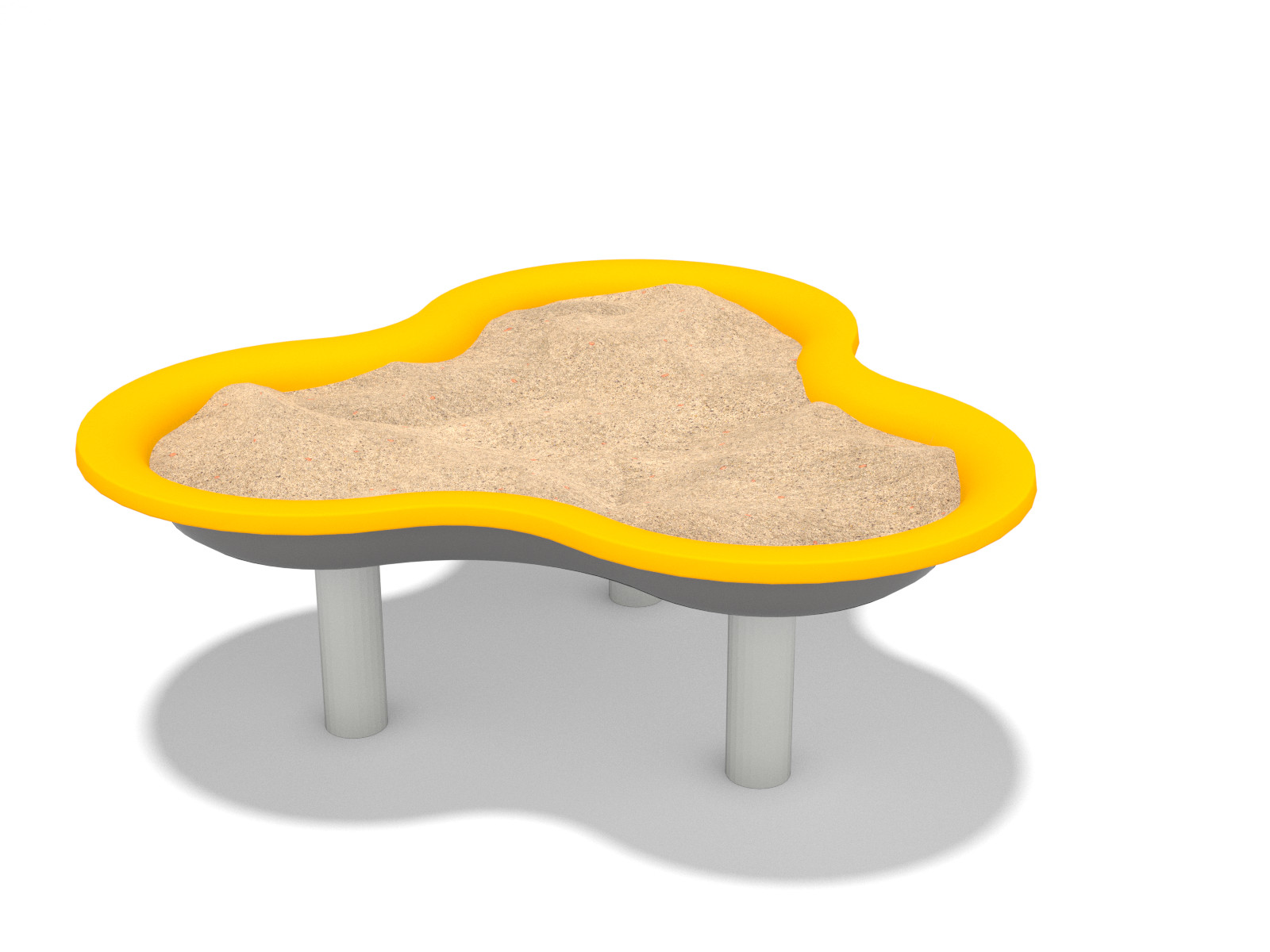 Rollstuhl-Sandkasten für den Spielplatz Ansicht 3