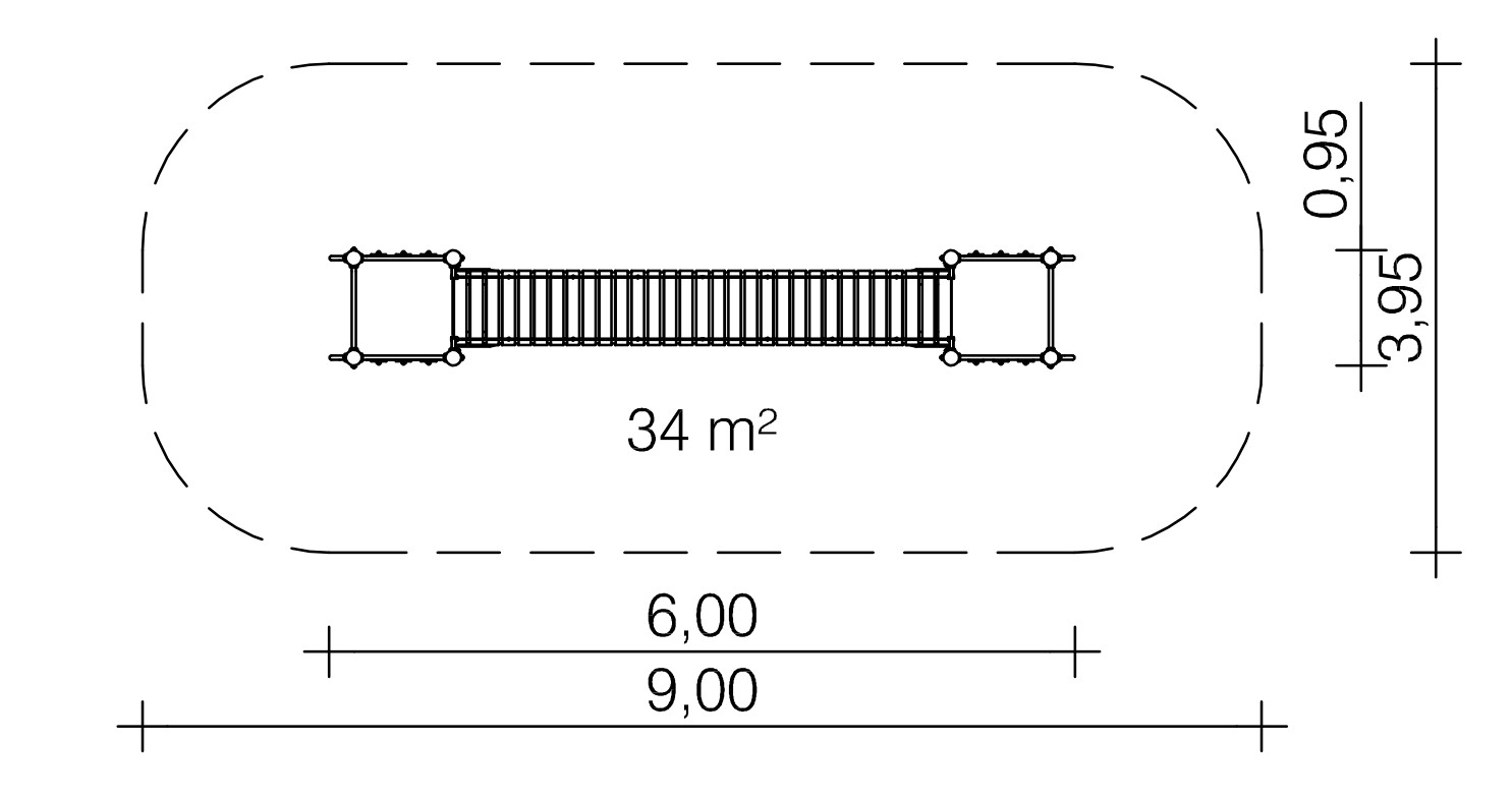 Brückenanlage Ansicht 3