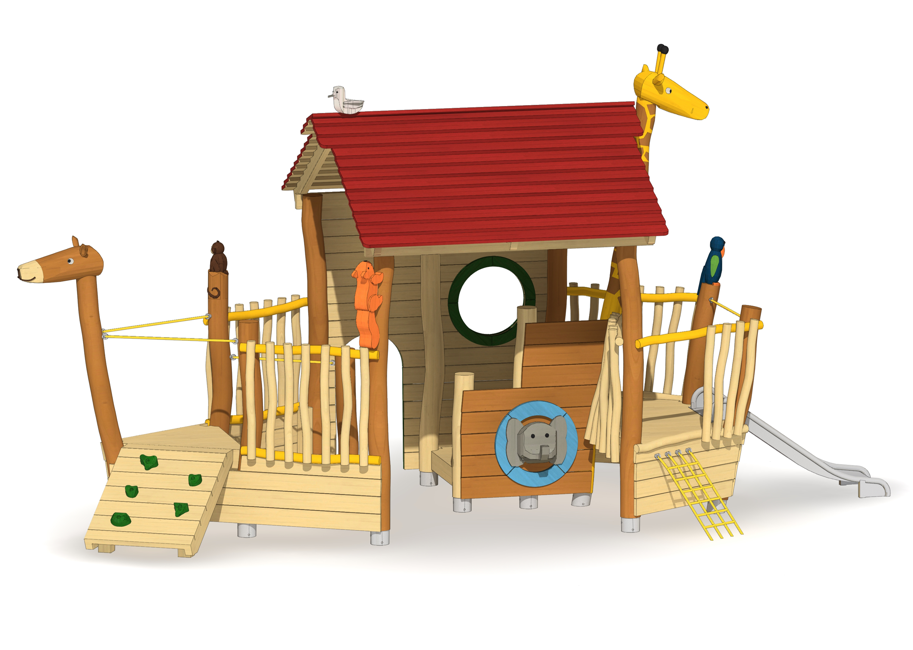 Mini-Spielschiff Kleine Arche Keispelt Ansicht 2