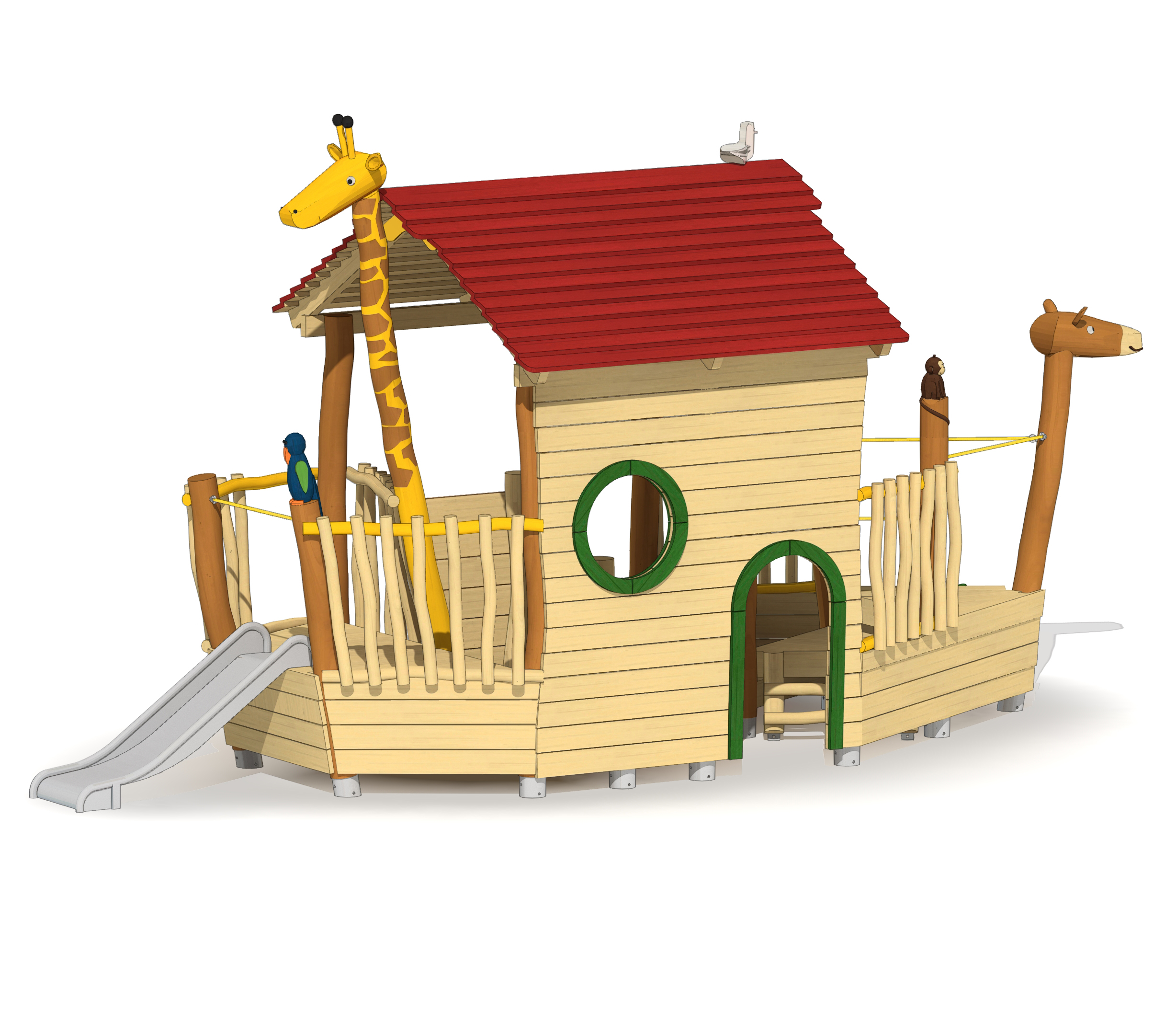 Mini-Spielschiff Kleine Arche Keispelt Ansicht 4