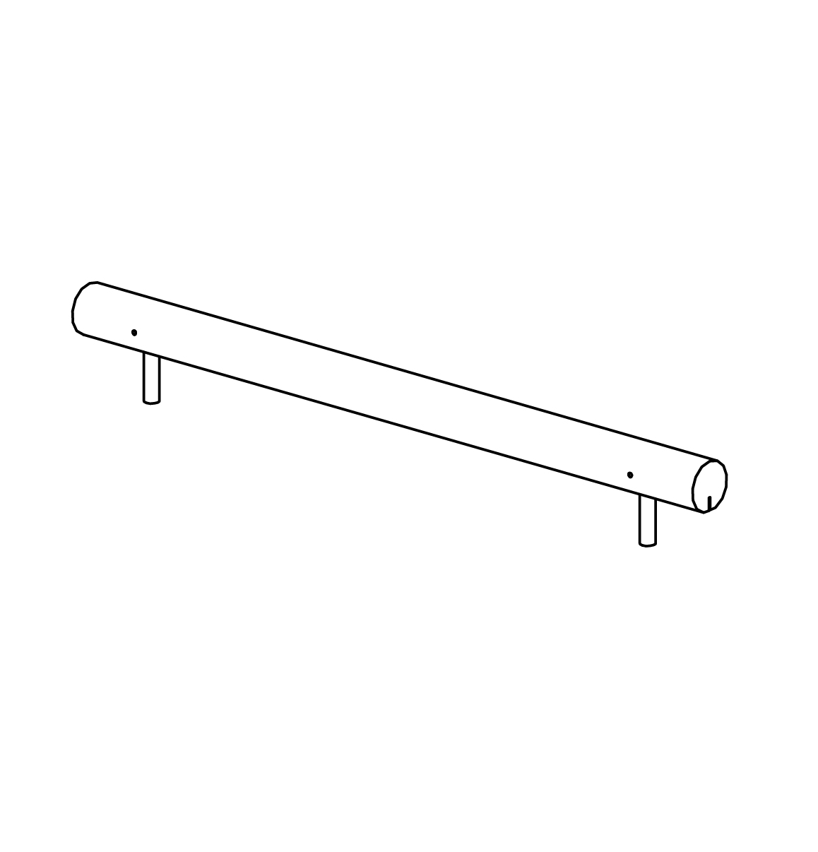 Gerader Balancierbalken, Richter Spielgeräte
