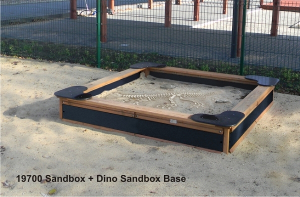 Dino Sandkasten Basis Ansicht 3