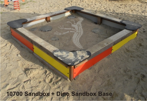 Dino Sandkasten Basis Ansicht 4
