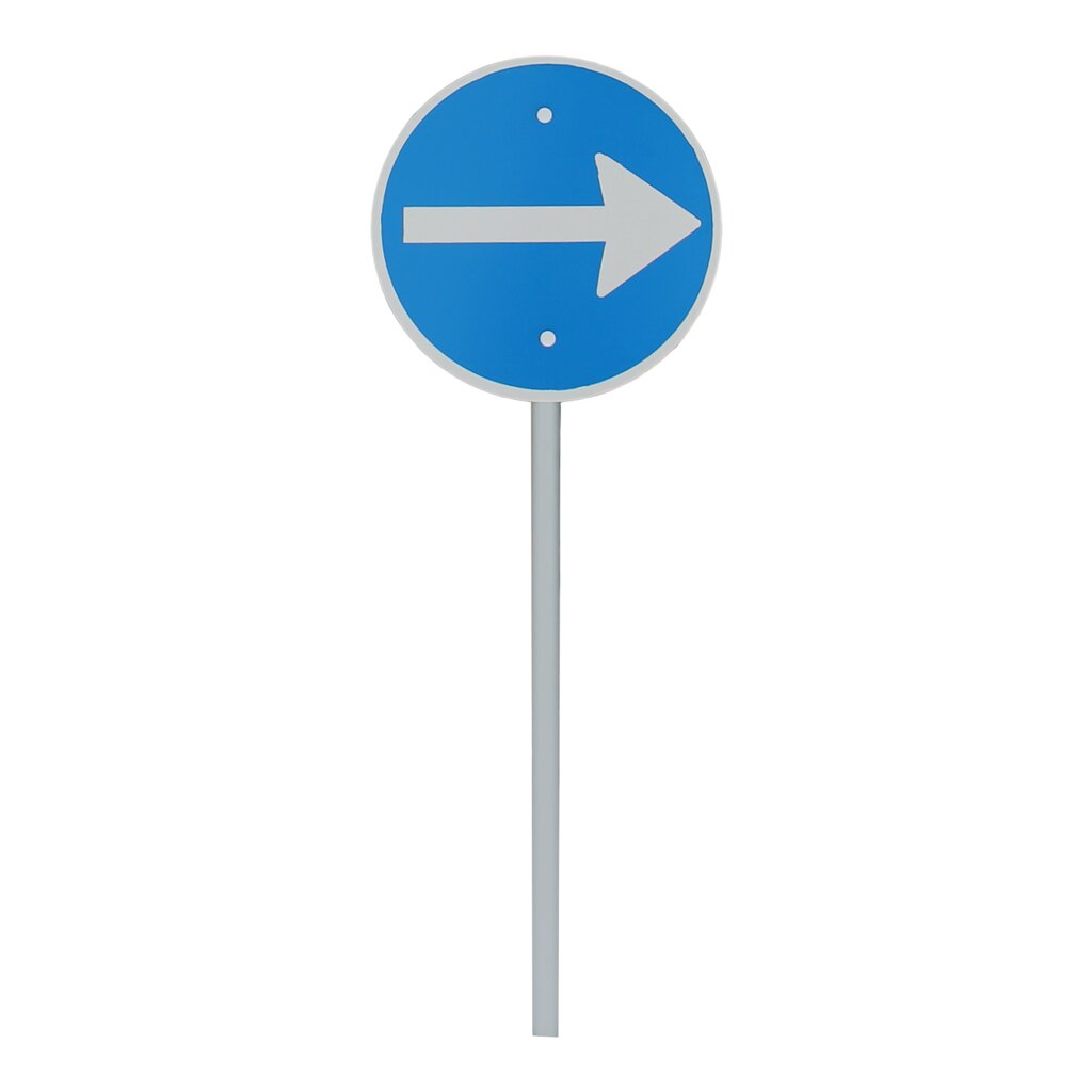 Rechts fahren - Verkehrsschild, Norna