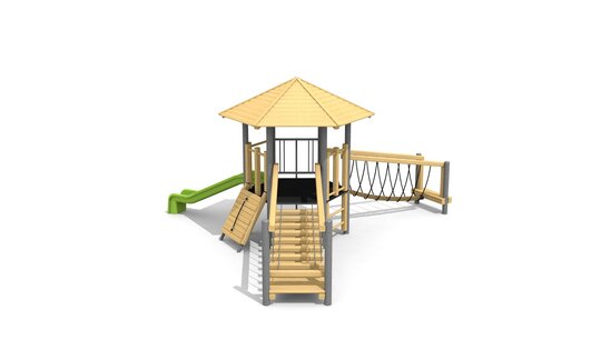 Spielturm Hagendorn 3 classic steel