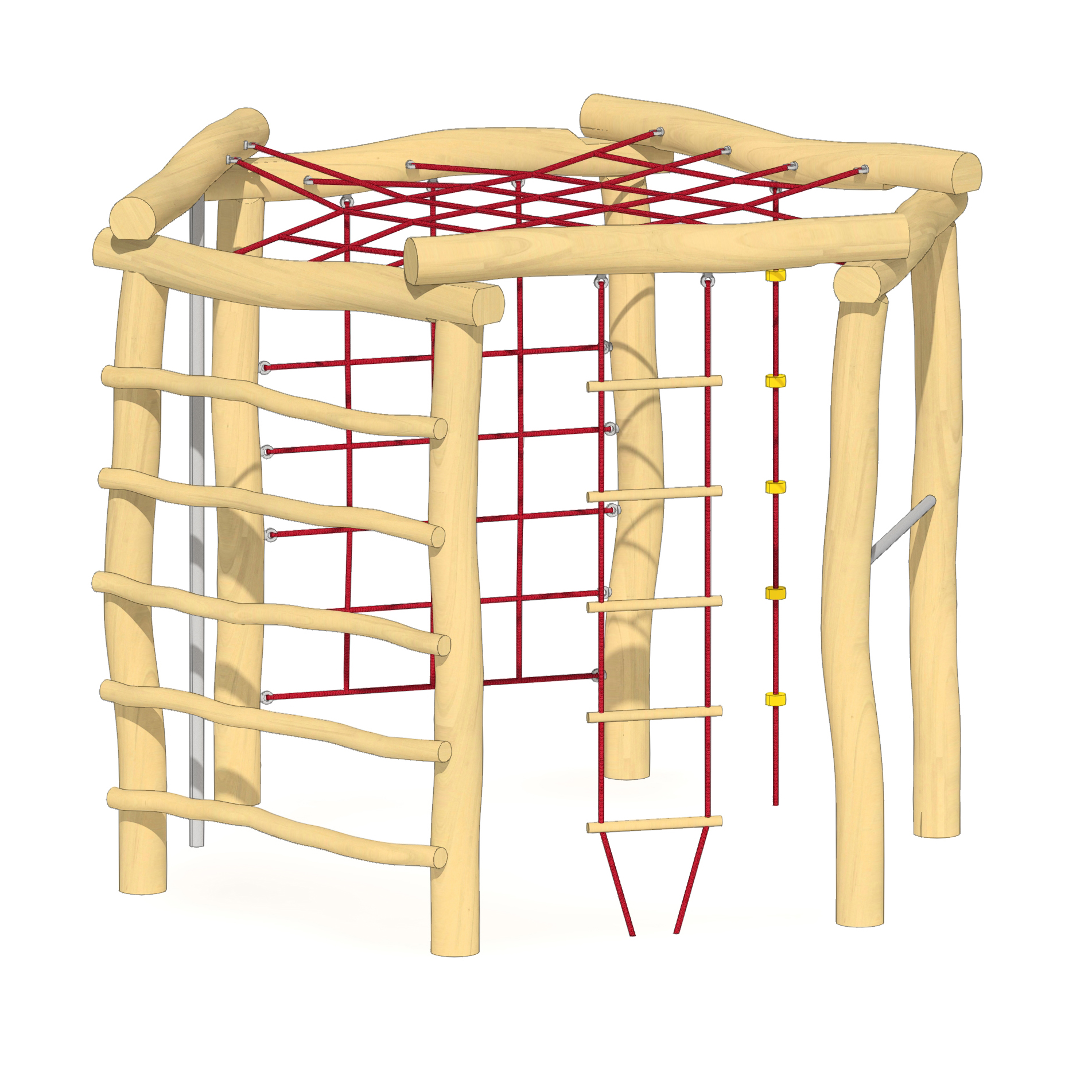 Sechseckanlage H200cm Dachnetz