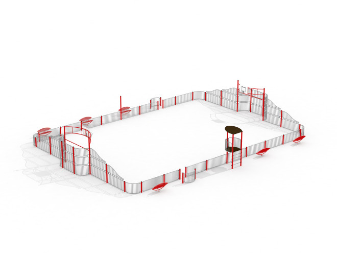 Parc des Princes Multisport-Anlage, Larslaj