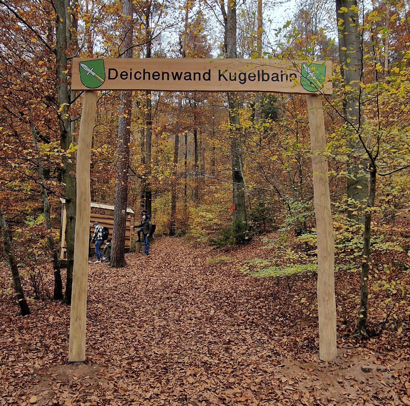 Kugelbahn Eingangstor