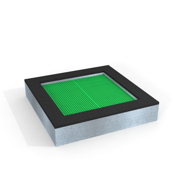 Quadratisches Trampolin (150 cm) Ansicht 2