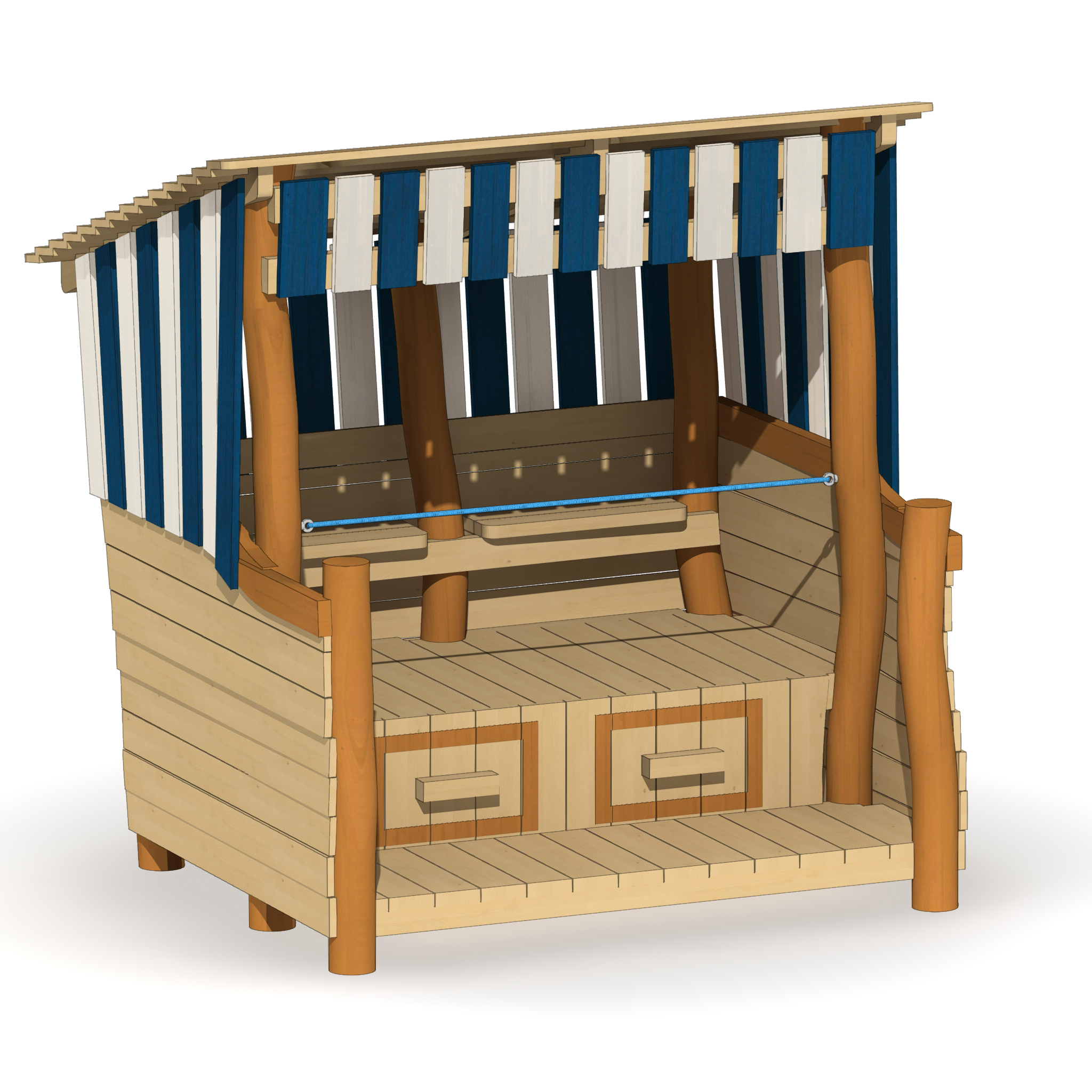 Strandkorb Ansicht 4
