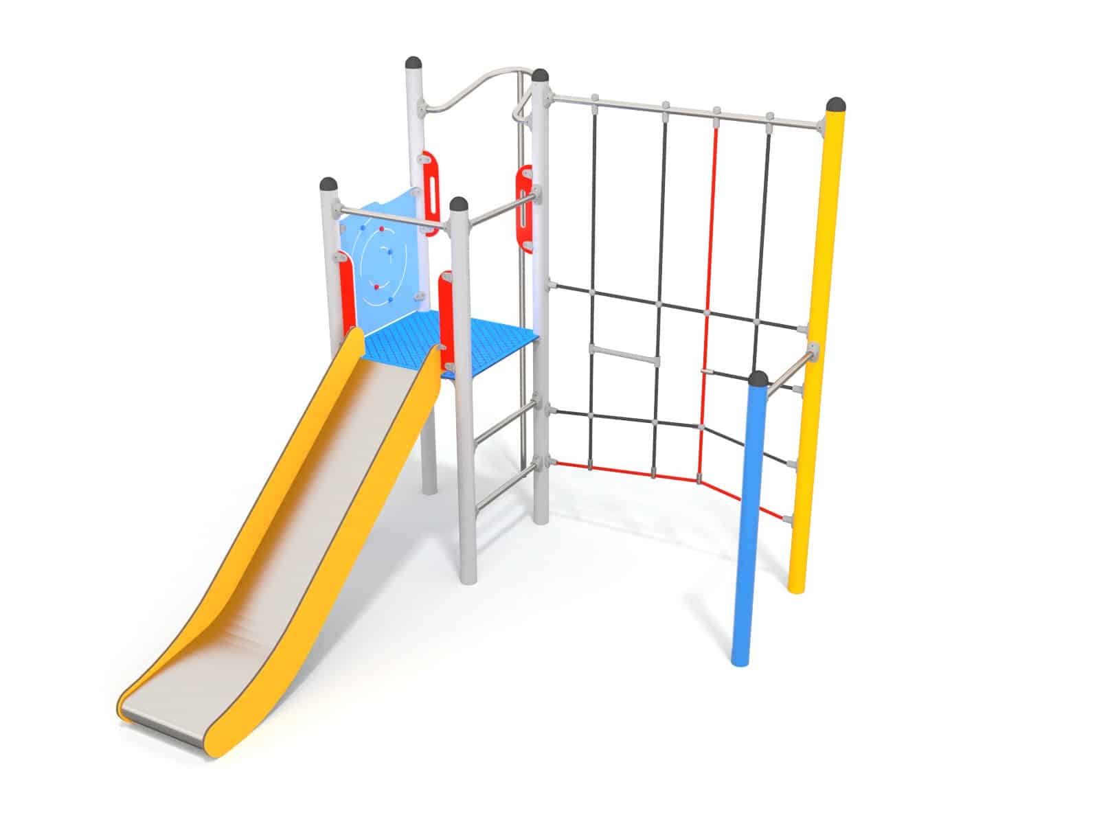 Turm mit Rutsche für den Spielplatz Ansicht 2