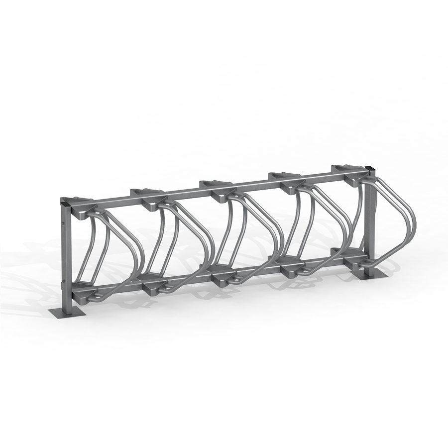 Double Sided Fahrradständer für 10 Fahrräder Ansicht 2