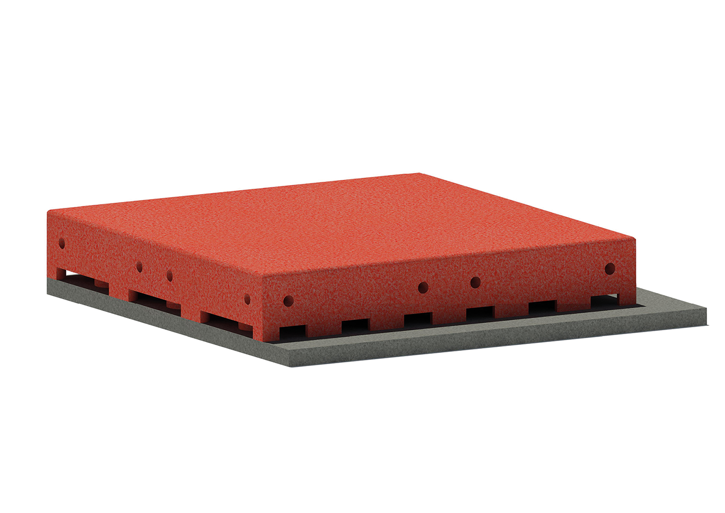 Softsystem 90 mm, Rot, 500 x 500 mm, FF 300