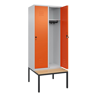 C+P Garderobenschrank „Classic Plus“, Abteilbreite 40 cm, mit Sitzbank Ansicht 2