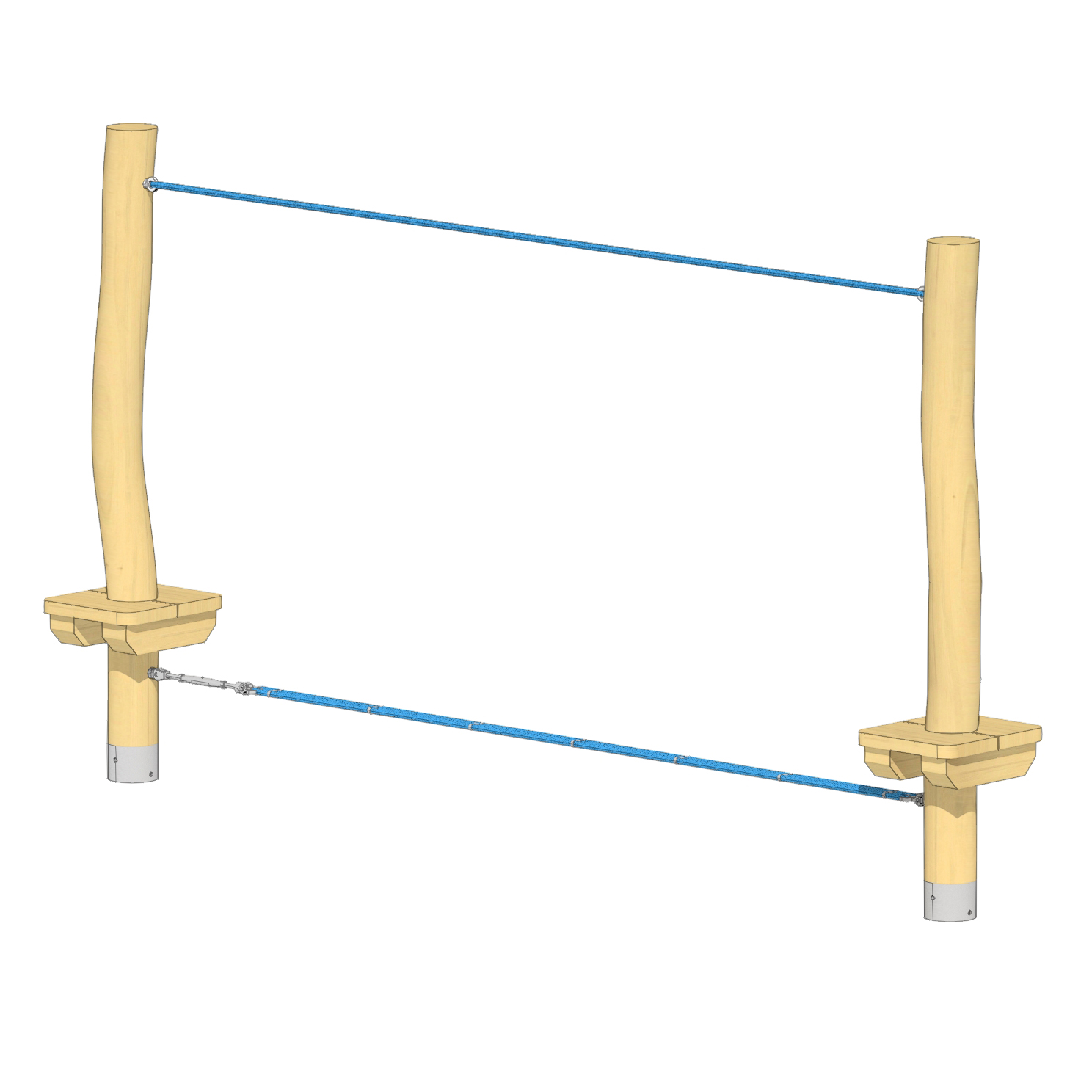 Slackline 3m mit Halteseil Ansicht 2