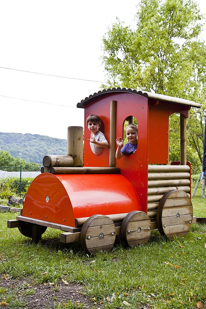 Große Eisenbahn Lok Ansicht 5