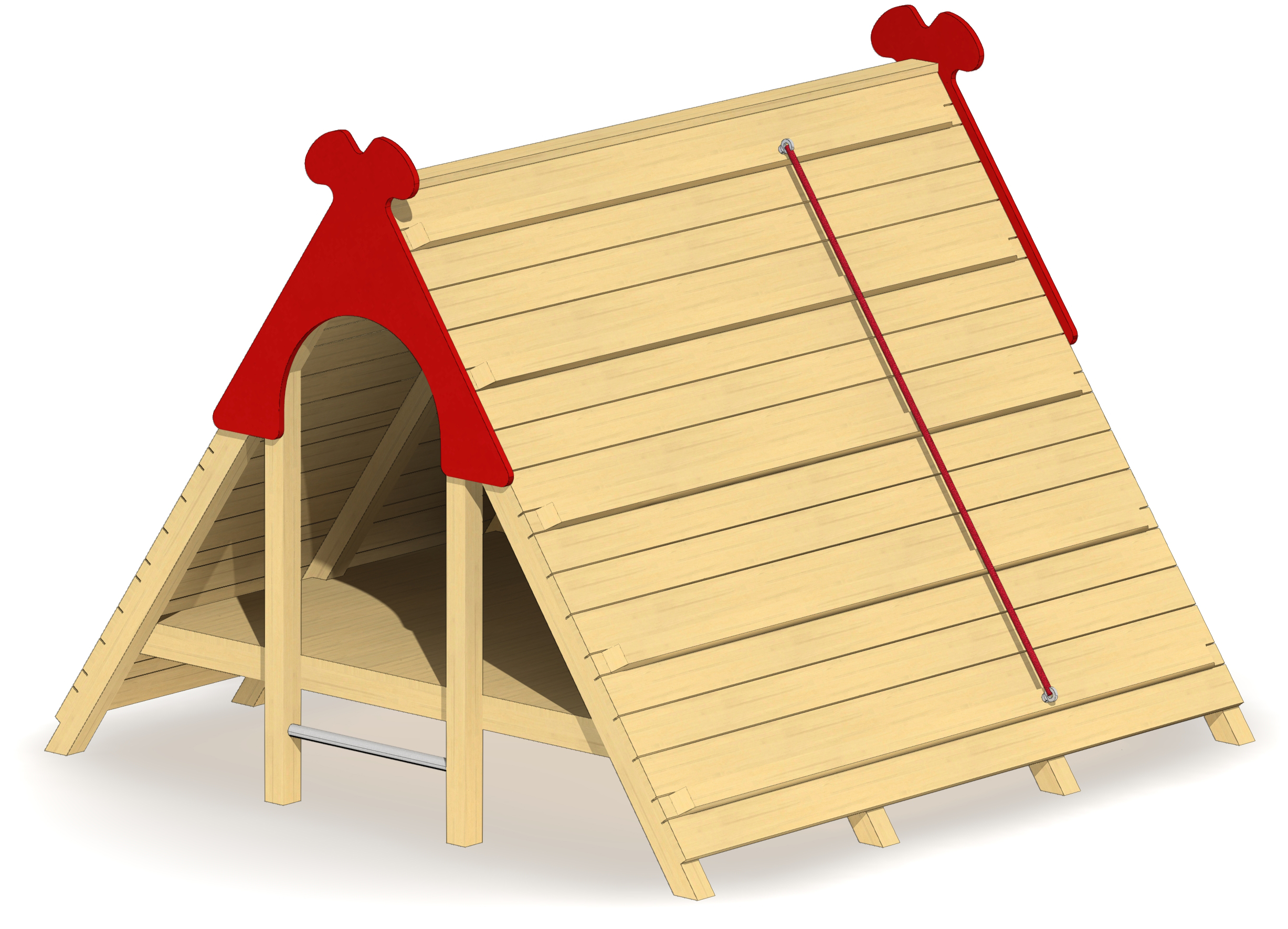 Heideschafstall mit 2 Seilen Ansicht 4