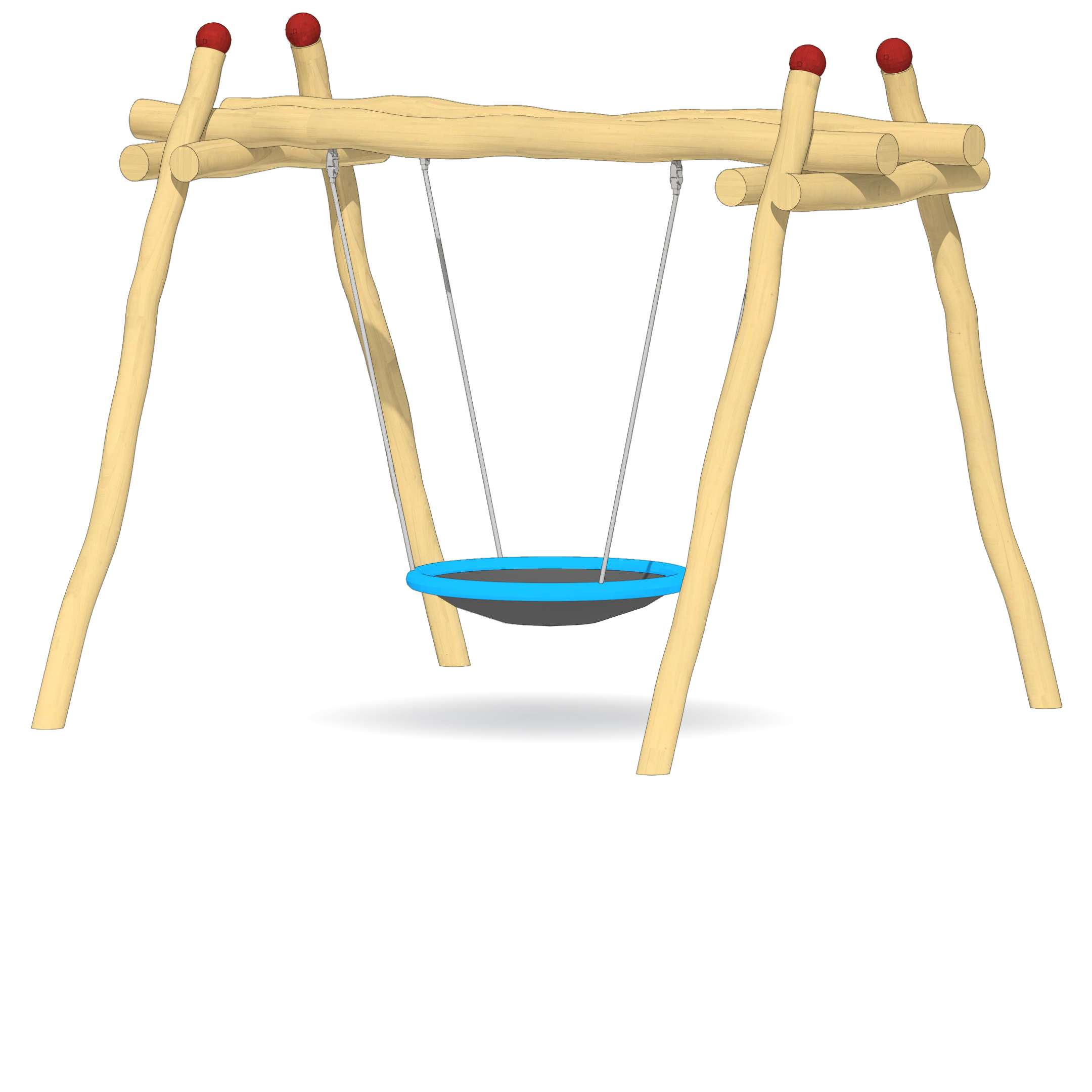 Nestkorbschwinger LH250cm Ansicht 2