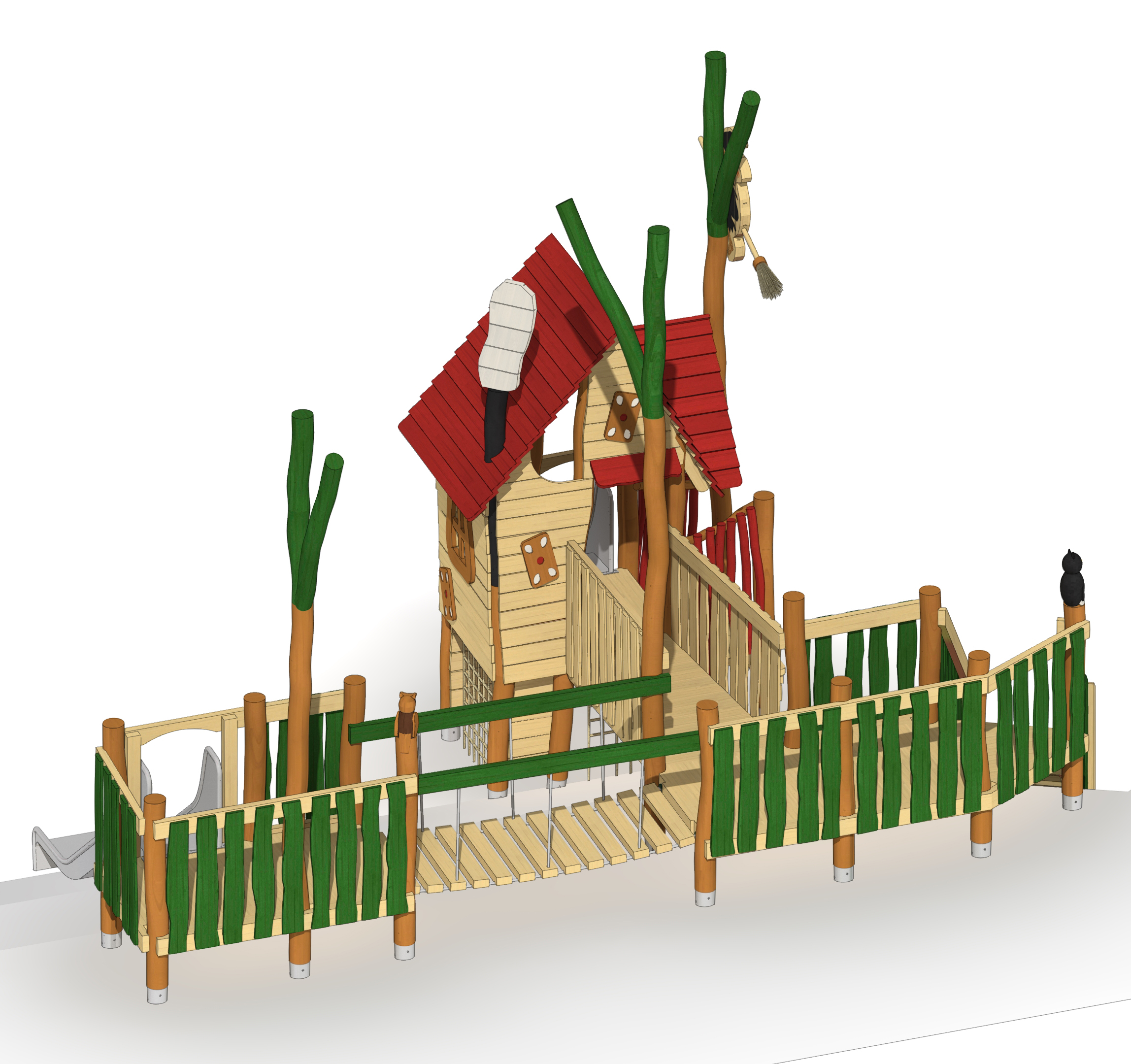 Kleinkindanlage Hänsel und Gretel Ansicht 6