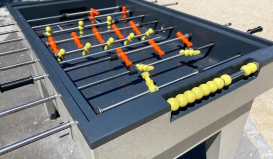 Tischfussball Acryl-Beton anthrazit