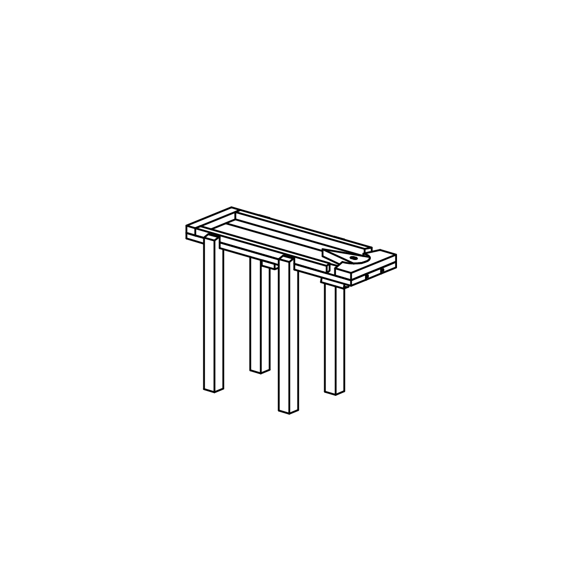 Rinne mit Zweiwegeverschluss