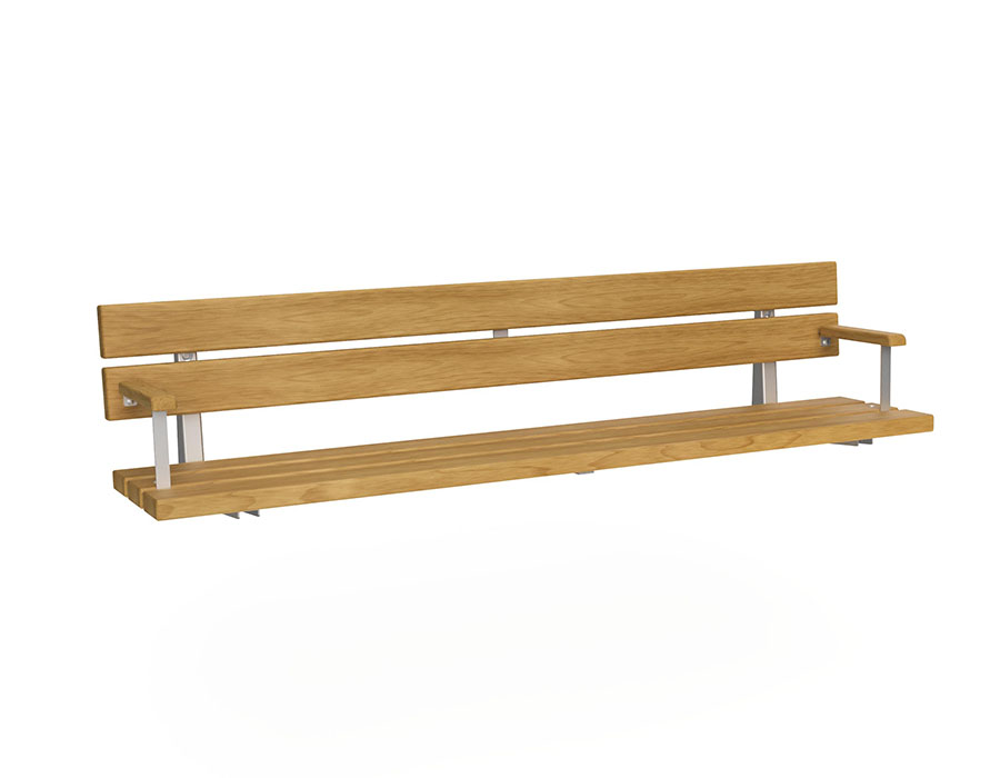 Parkbank Wandmontage Sedero Kiefer, Bürli