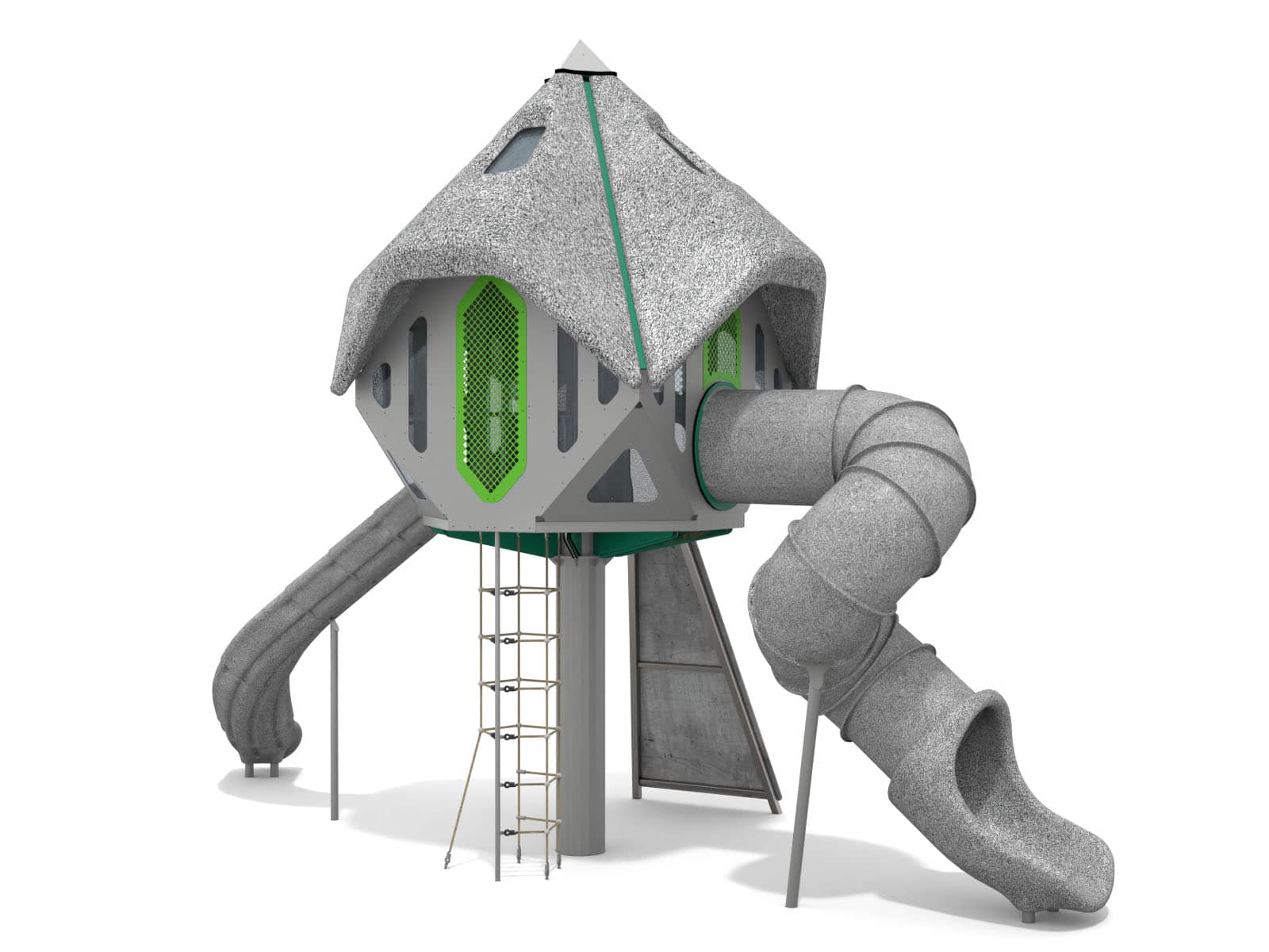 Recycling-Turm mit Rutsche für Spielplatz