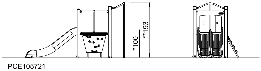1-Turm-Spielanlage Performer PCE105721 Ansicht 3
