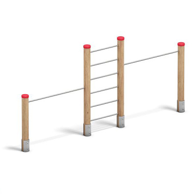 Playparc Reckanlage „2-fach“, mit Sprossenwand, Sport-Thieme