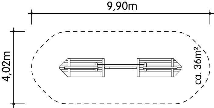 Feder-Floß Ansicht 4