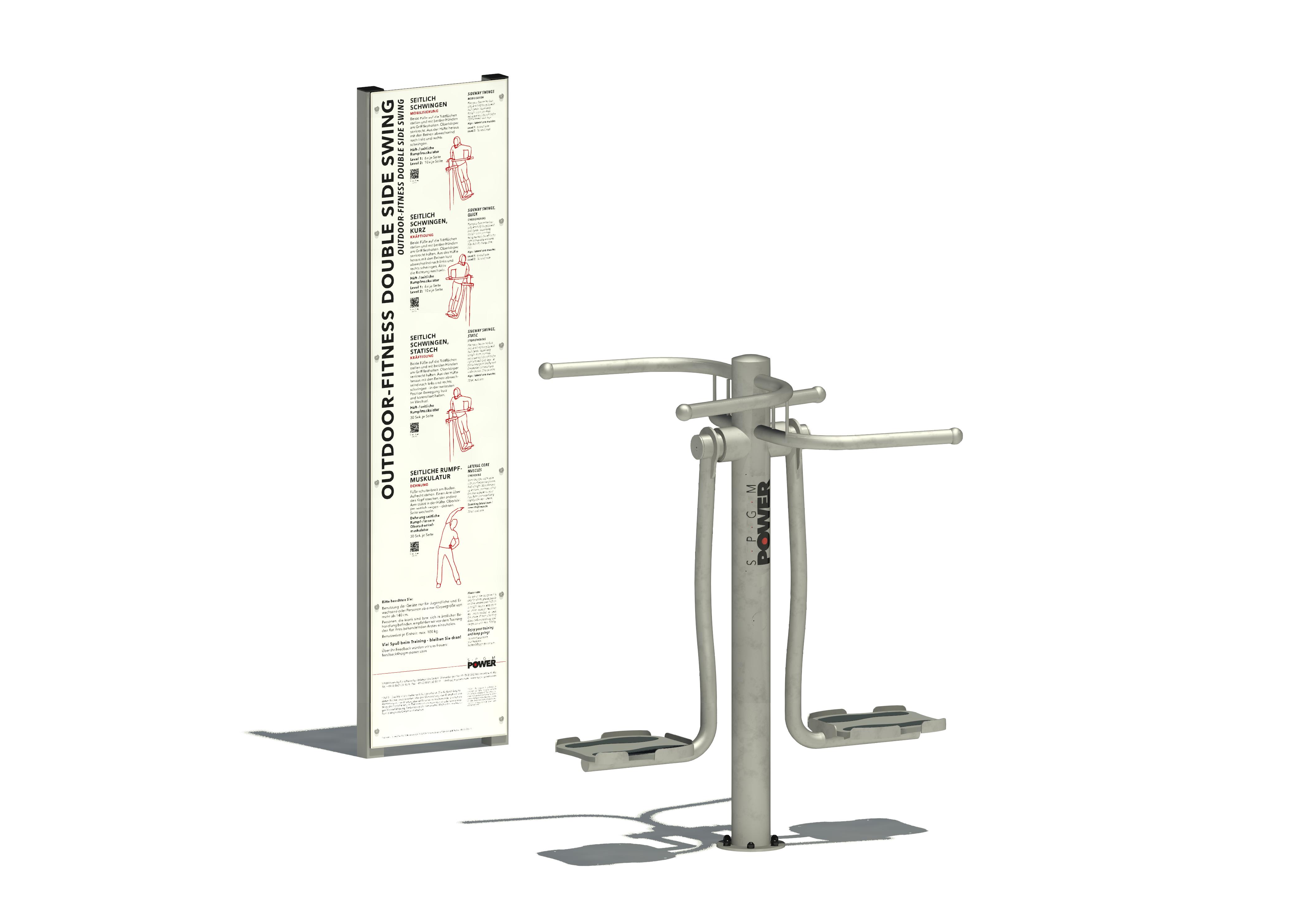 SPGM POWER® Fitness Double Side Swing, Maier Spielplatzgeräte